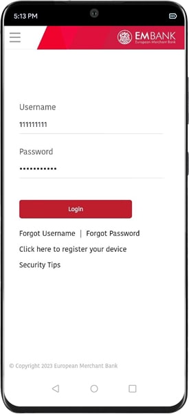 How can I register to EMBank Mobile? - European Merchant Bank UAB